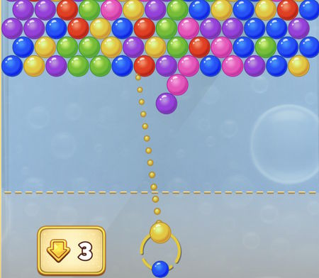 Bubble hit